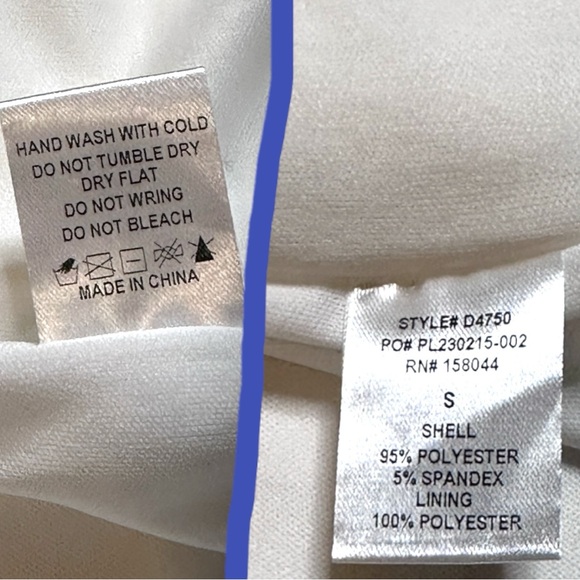 🎉HP!🎉NWT Vernacular Peplum Faux Wrap Style Knee Length Bustier Dress. Small - Picture 14 of 15